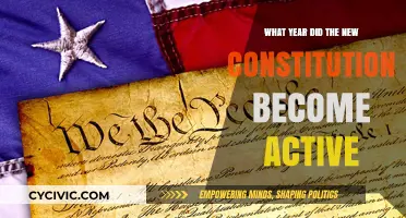 The Constitution's Activation: A Historical Turning Point