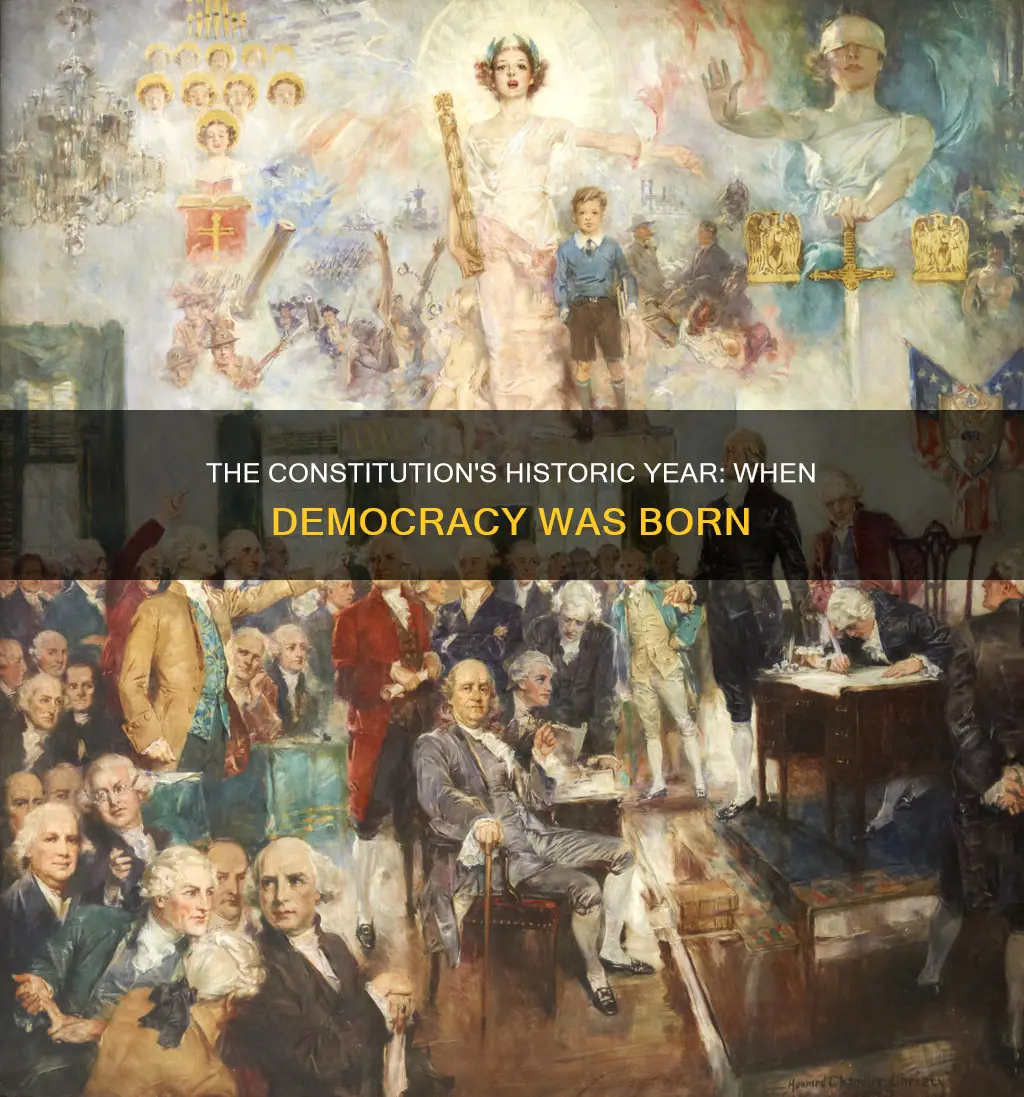 what year war the constitution written