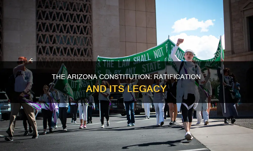 what year was arizona constitution ratified
