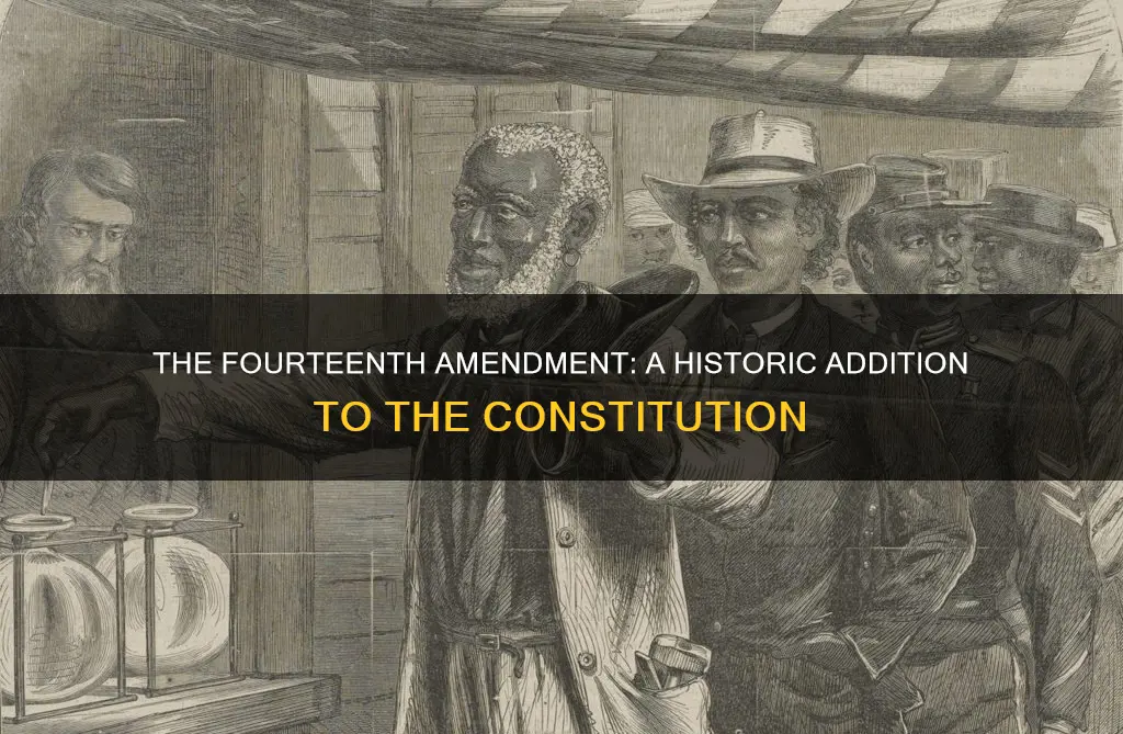 what year was the 14th amendment added to the constitution