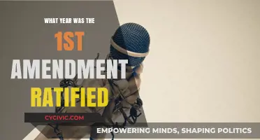 The First Amendment: Ratified in 1791