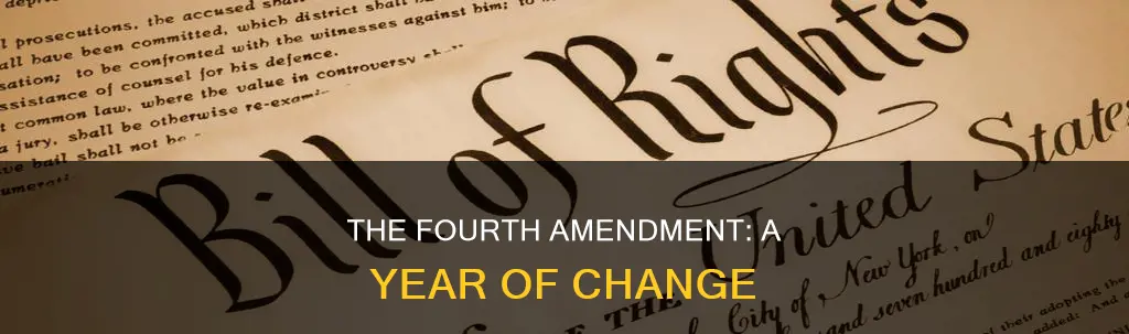 what year was the 4th amendment added to the constitution
