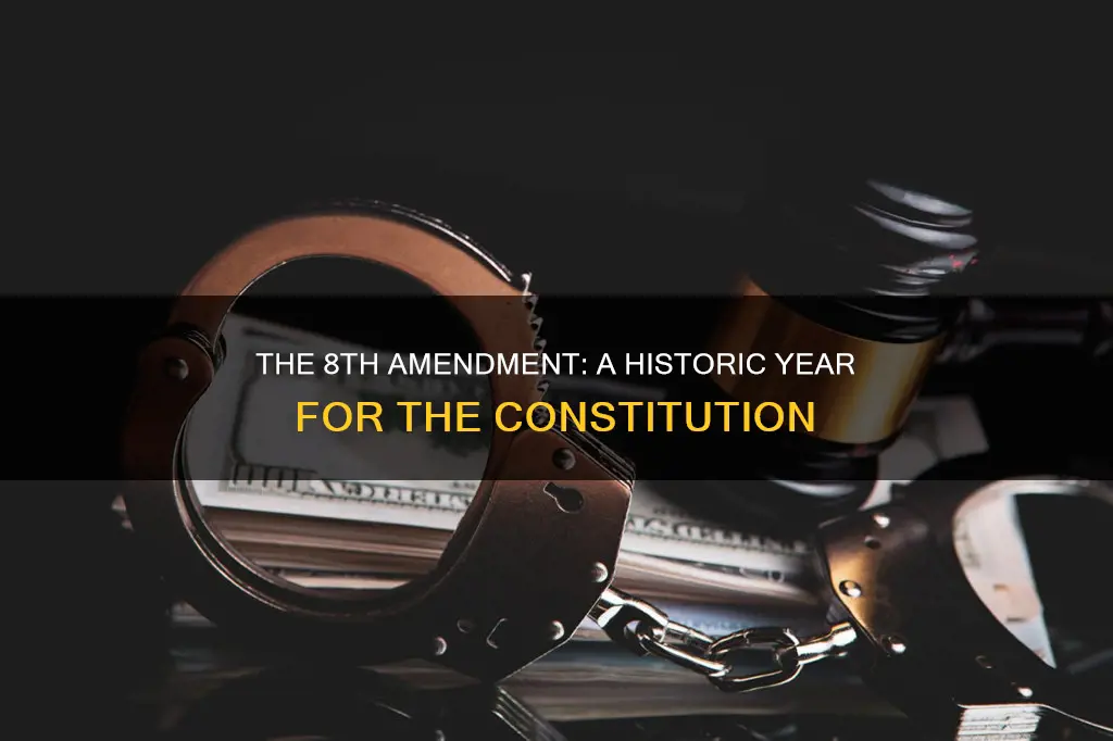 what year was the 8th amendment added to the constitution