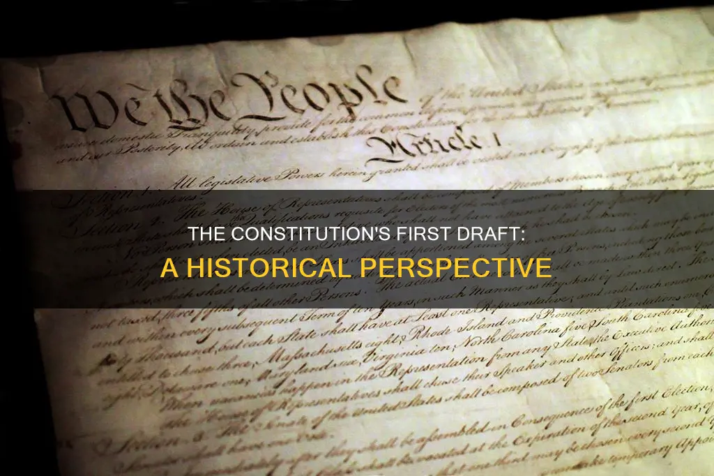 what year was the constitution forst written