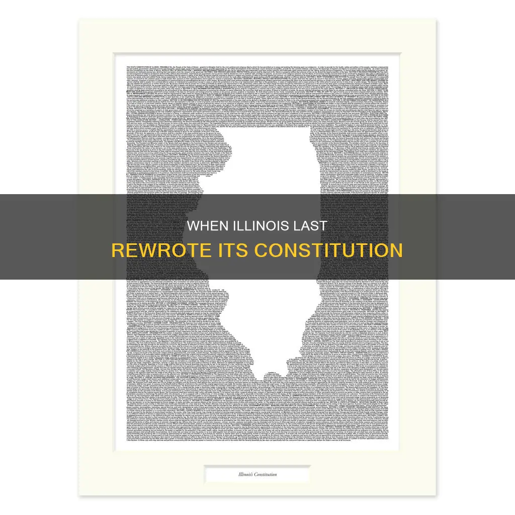 what year was the current illinois constitution written