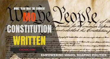 When Missouri's Current Constitution Was Born