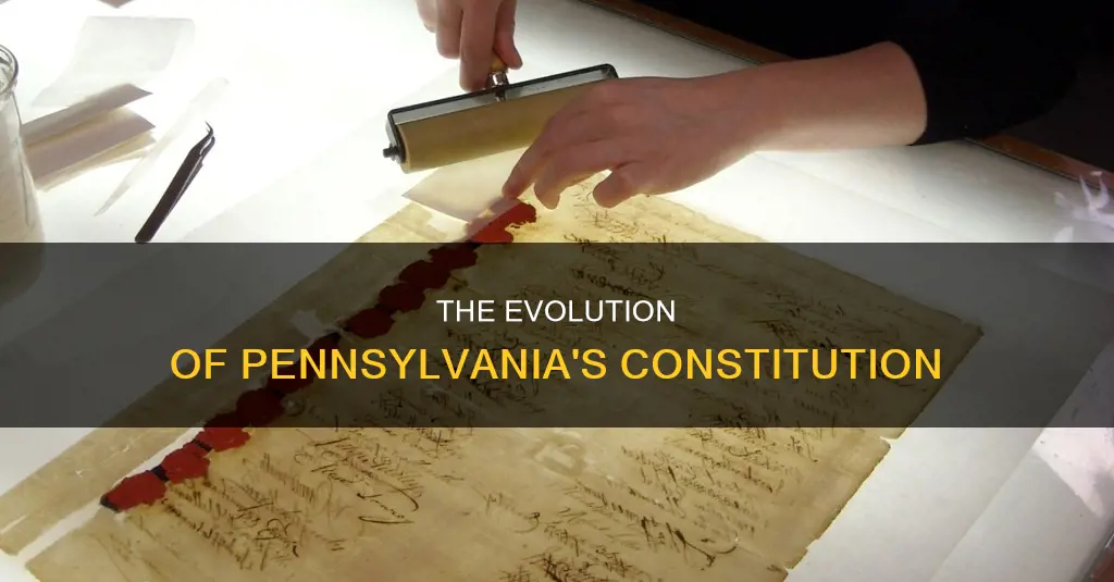 what year was the current pa constitution put in place