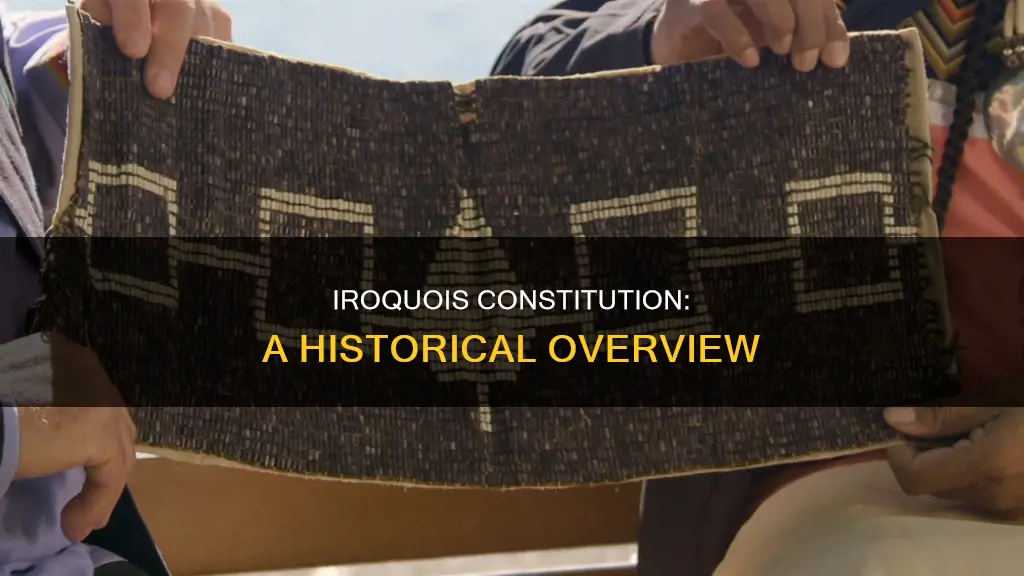 what year was the iroquois constitution written