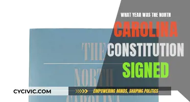 The North Carolina Constitution: Signed in a Historic Year