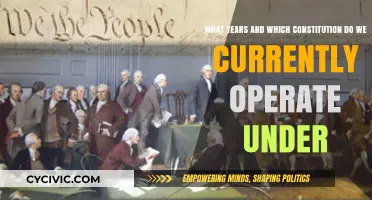 Our Current Constitution: Years and Amendments