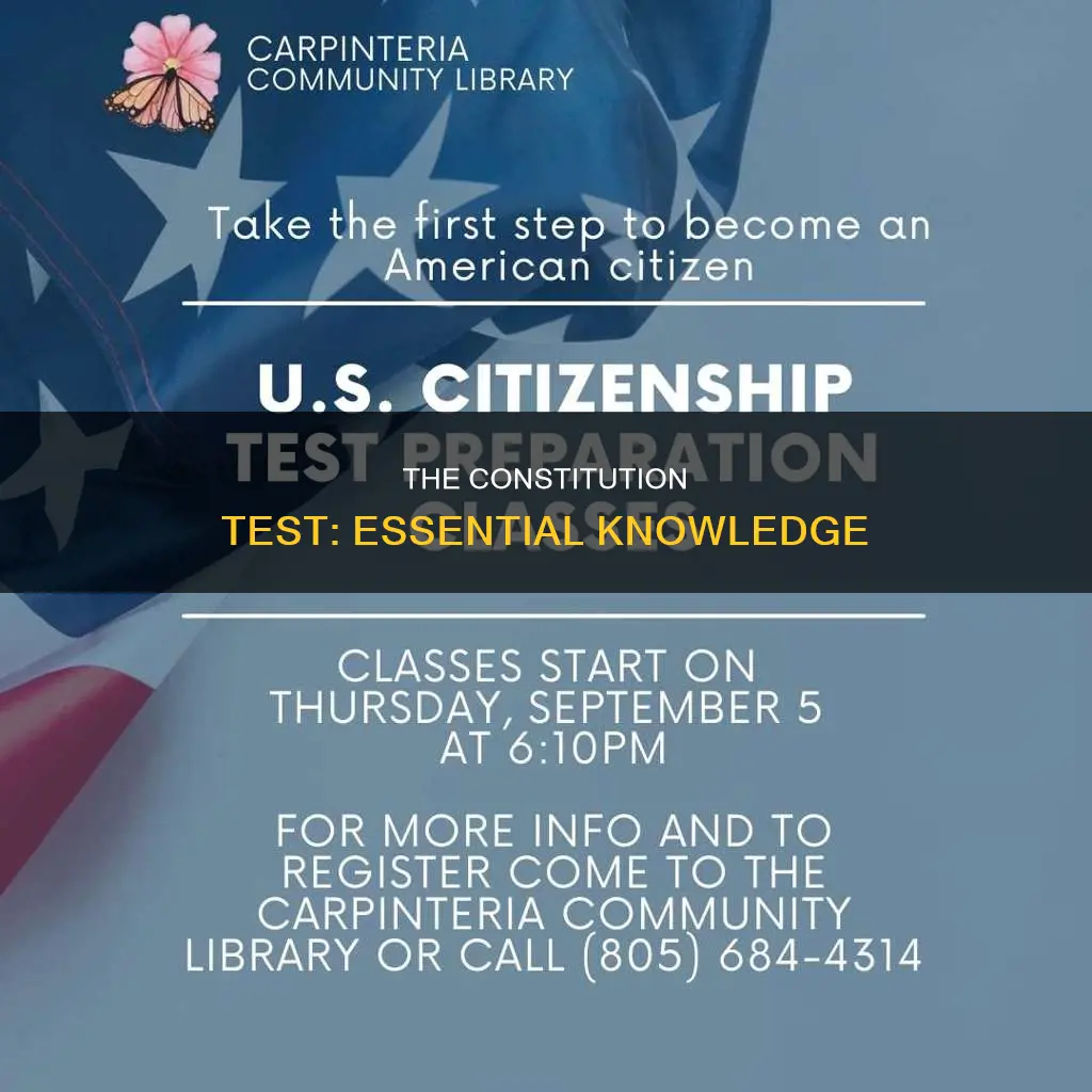 what you need to know for the constitution test