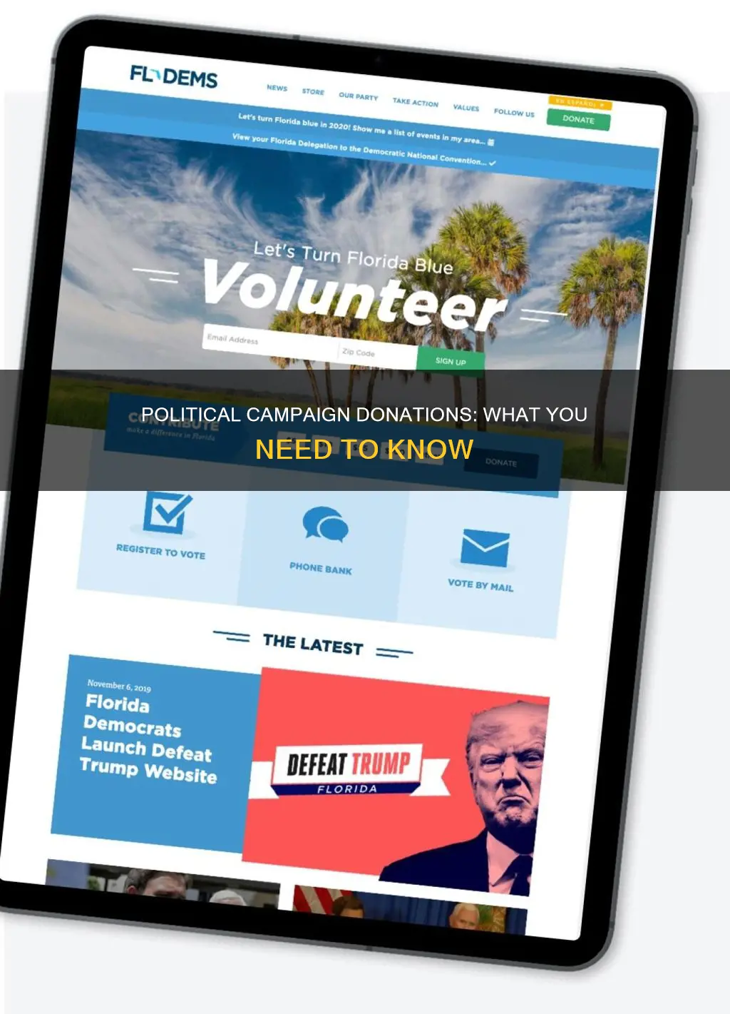 what you should know before donating to a political campaign