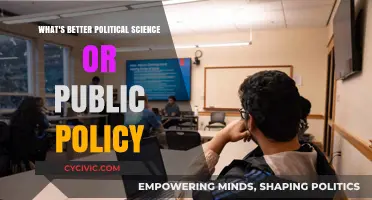 Exploring the Crossroads: Political Science vs. Public Policy