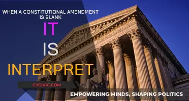 Interpreting Constitutional Amendments: Understanding the Blank Space