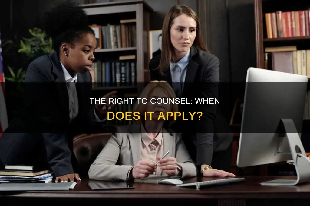 when a defendant is constitutionally entitled to an attorney