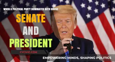 Unified Government: When One Party Controls the Presidency, House, and Senate