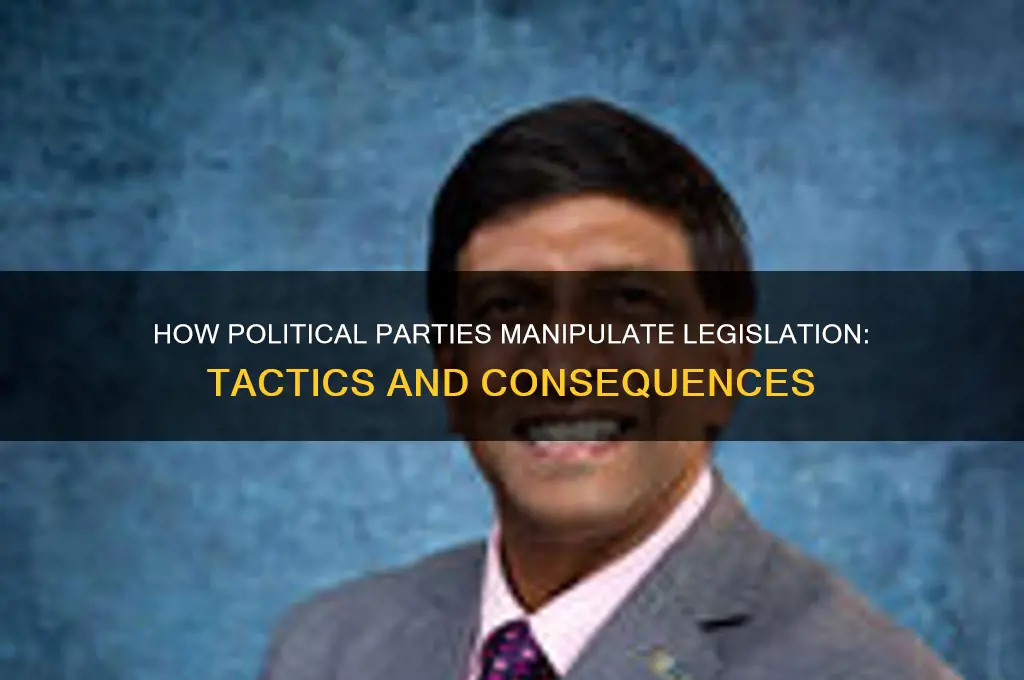 when a political party manipulates bills