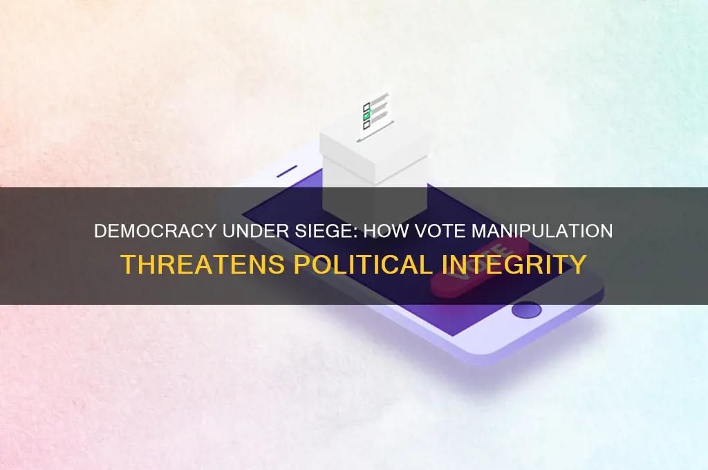 when a political party manipulates votes