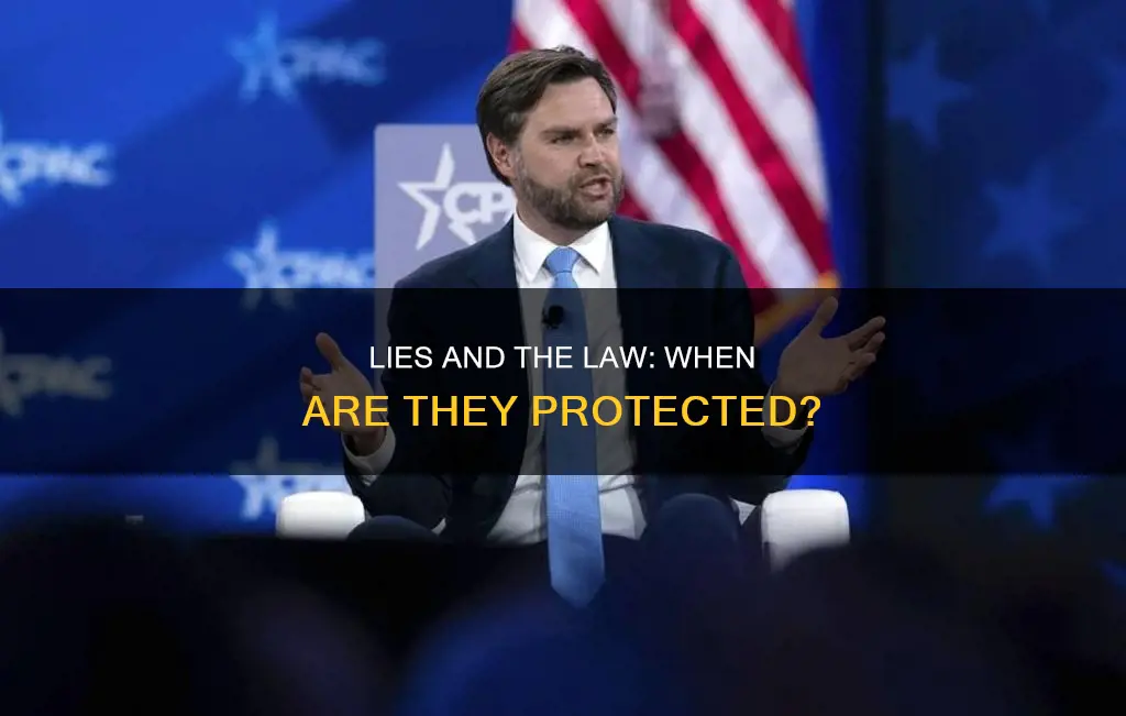 when are lies constitutionally protected