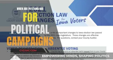 Petition Deadlines: Political Campaigns and Their Timelines