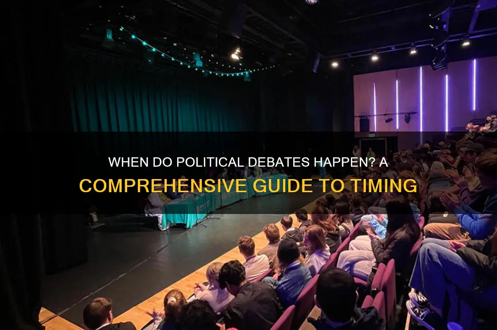 when are political debates
