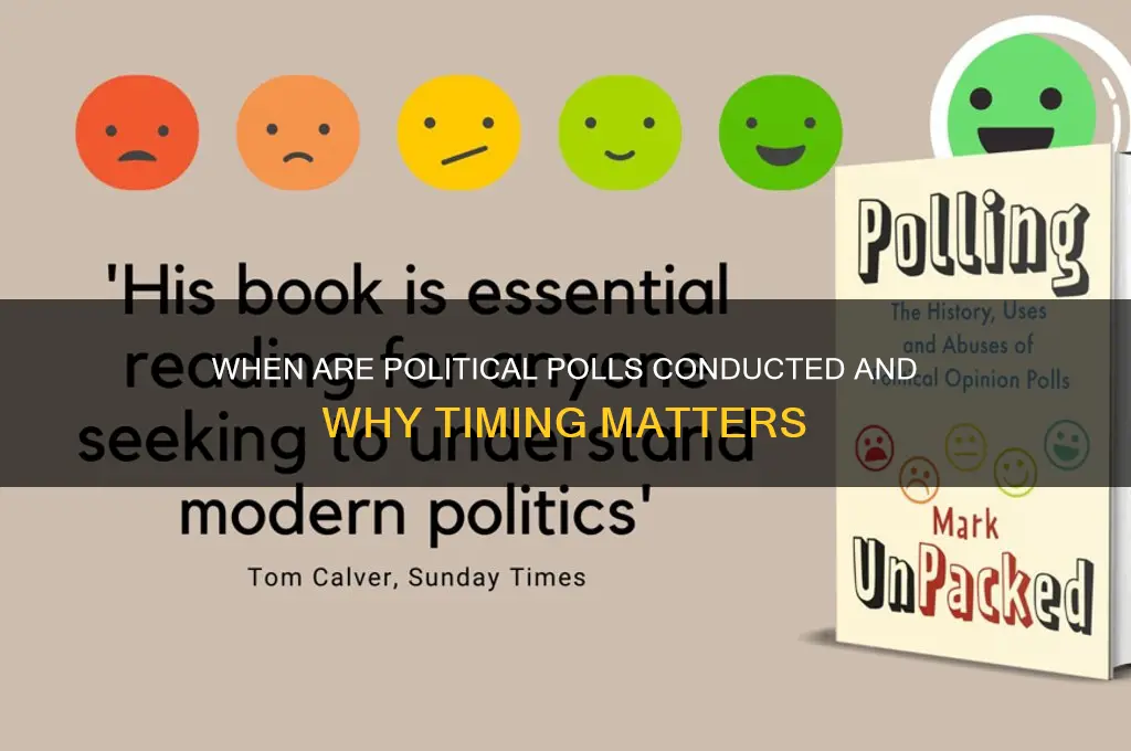 when are political polls taken