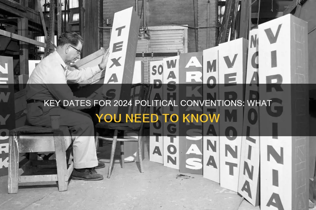 when are the political conventions