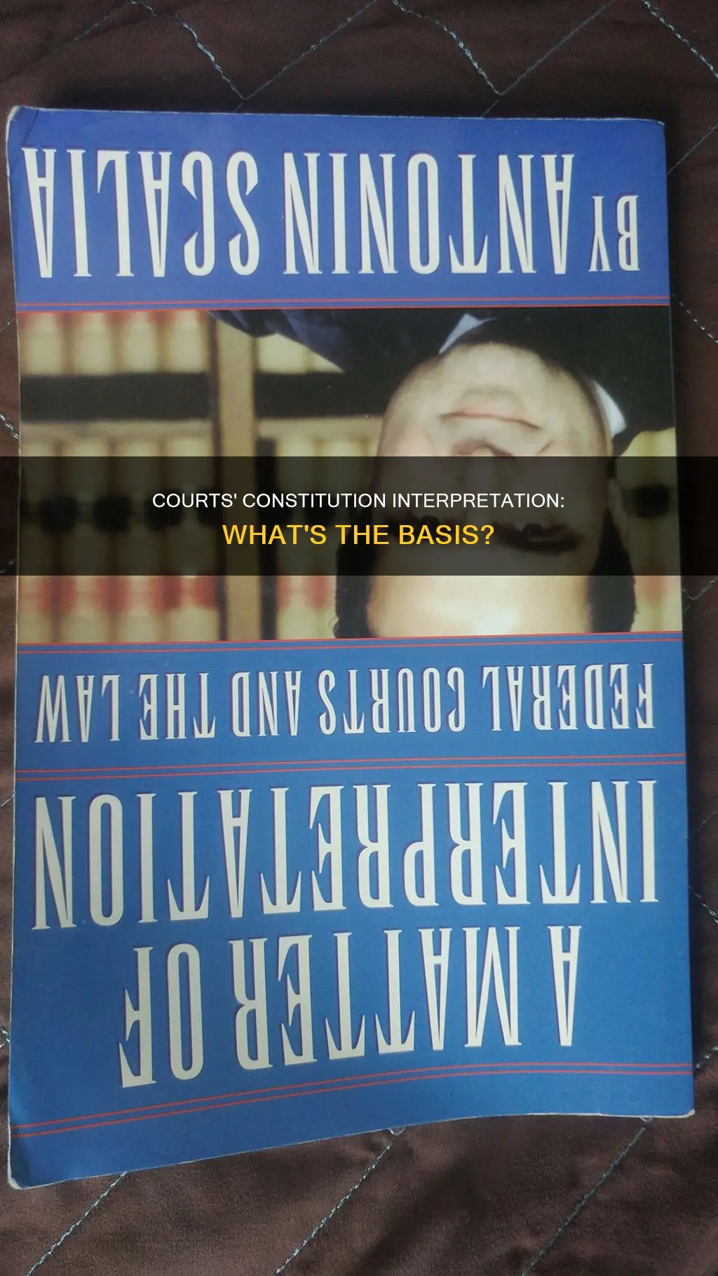 when attempting to interpret the constitution courts generally rely on