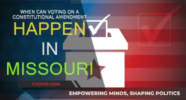 Missouri's Constitutional Amendments: When Do They Get a Vote?