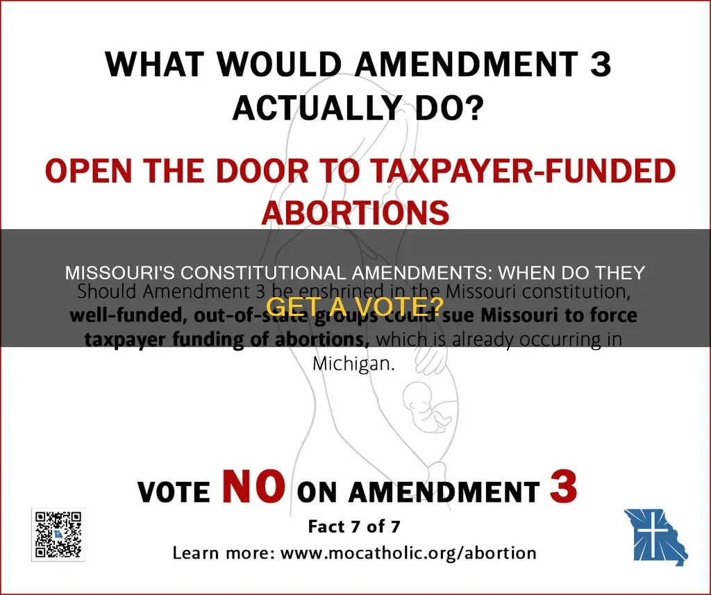 when can voting on a constitutional amendment happen in missouri