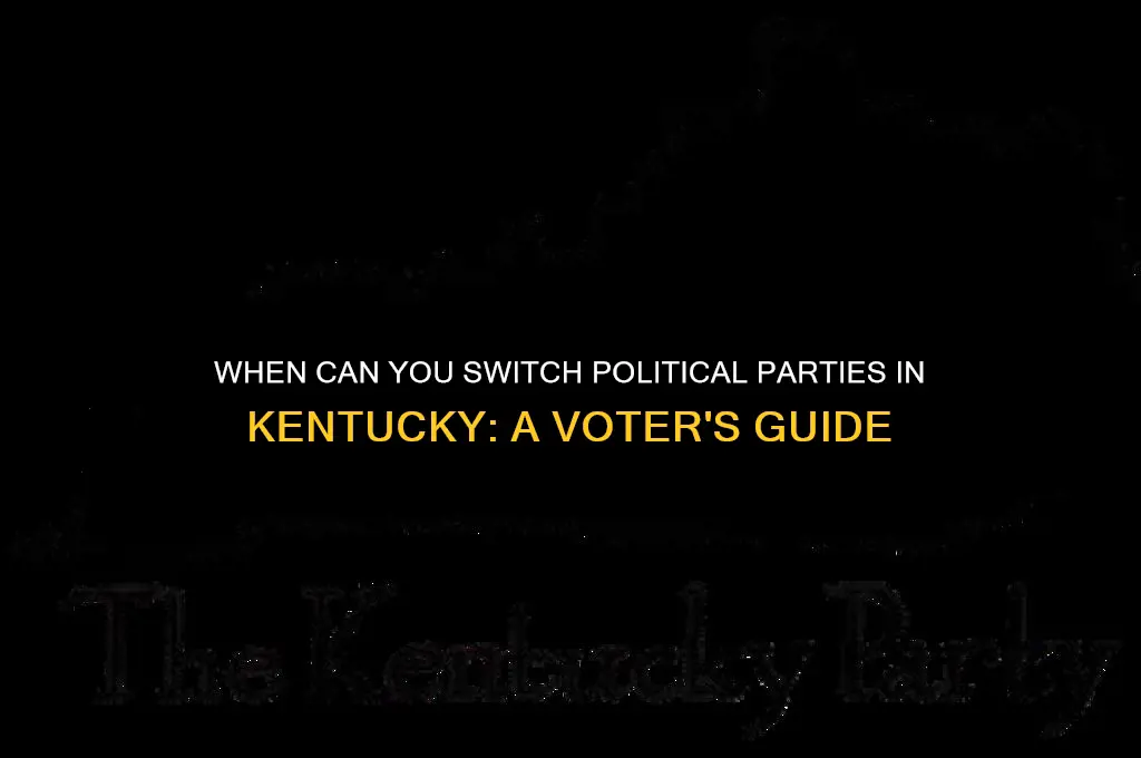 when can you change your political party ky