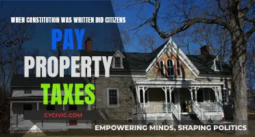 Who Paid Property Taxes When the Constitution Was Written?