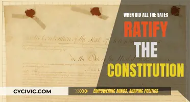 The States' Constitution Ratification Timeline