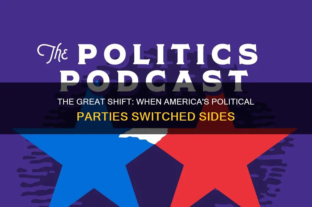 when did america political parties switch