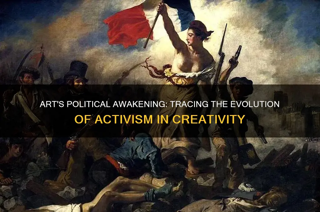 when did art become political