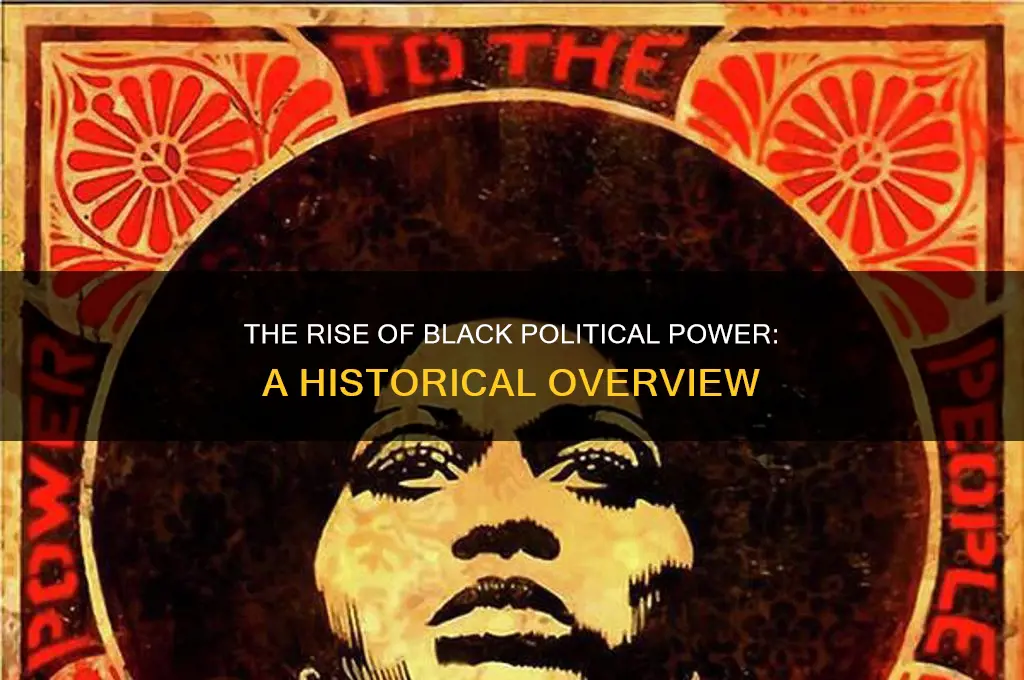 when did black politicals emerge