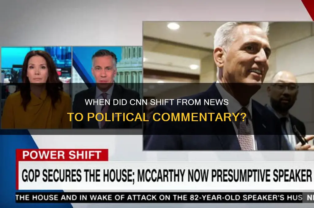 when did cnn become political