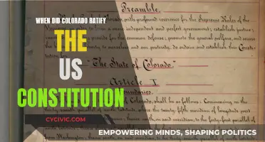 Colorado's Constitutional Journey: Ratification and Beyond