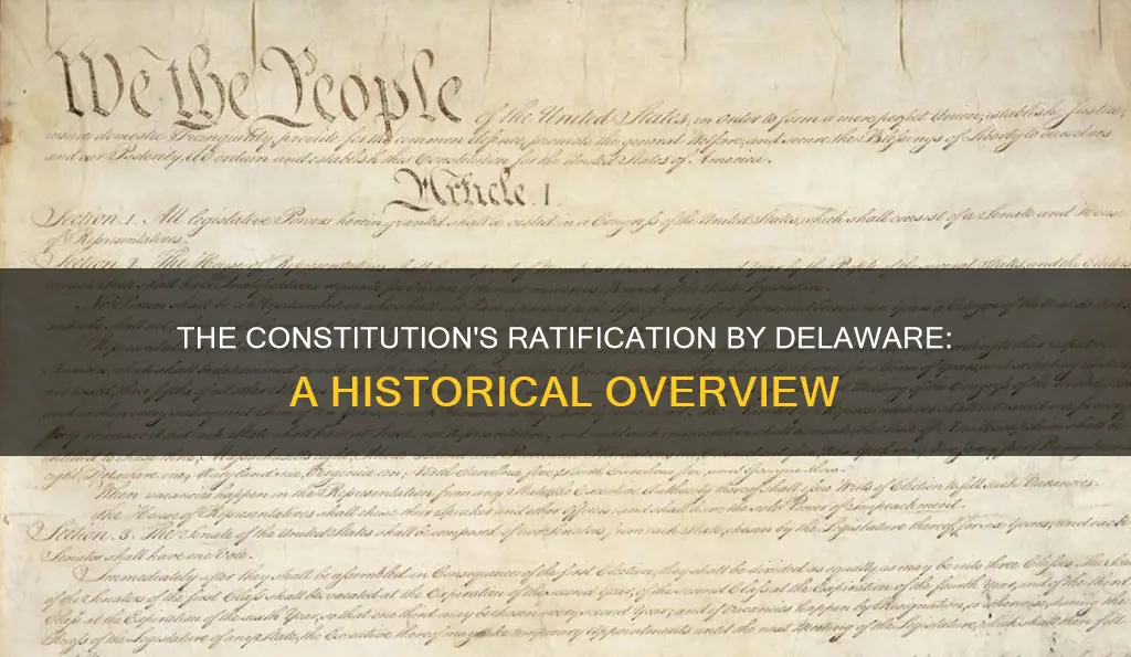 when did delaware ratify the constitution