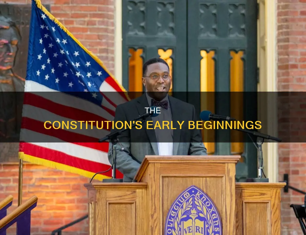 when did discussions for the new constitution started