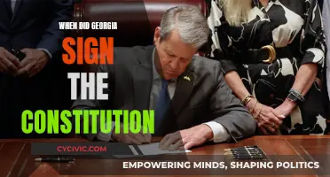 Georgia's Historic Signature: The Constitution's Journey