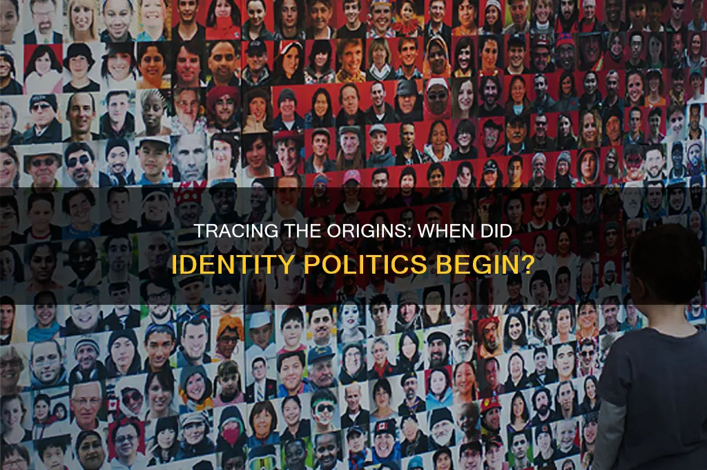 when did identitiy politics begin