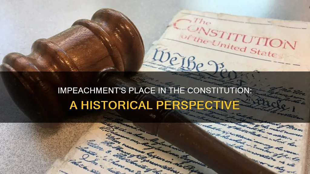 when did impeachment get written into the constitution
