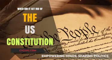 The US Constitution: When Was It Abolished?