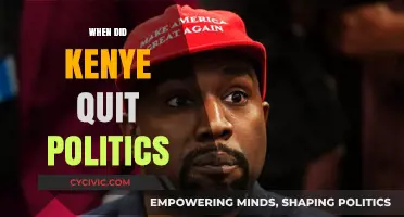 When Did Kanye West Exit Politics and Why?