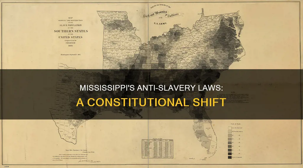 when did mississippi outlaw slavery in starte constitution