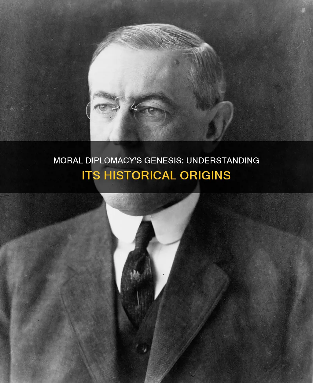 when did moral diplomacy begin