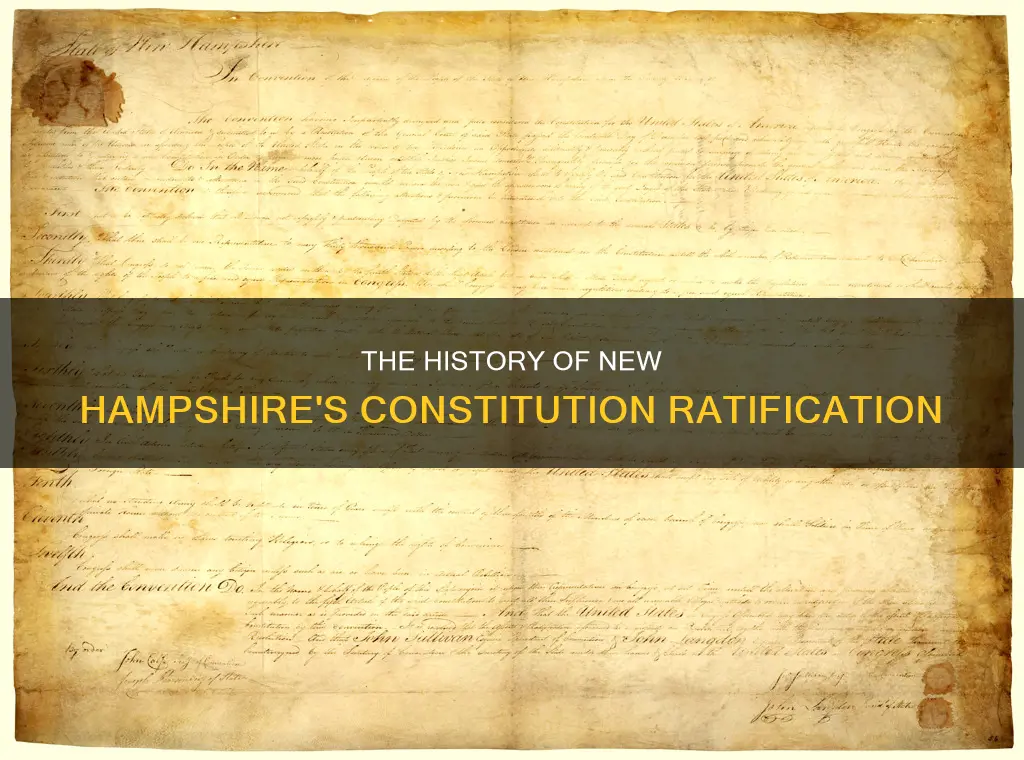 when did new hampshire ratify the constitution