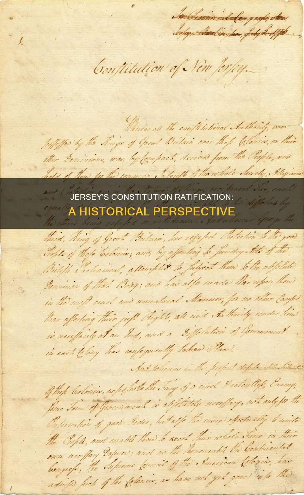 when did new jershey ratify the constitution