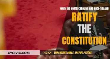 The Constitution's Ratification by North Carolina and Rhode Island